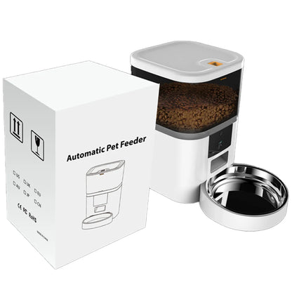 4L Smart Pet Feeder with Camera – Automatic Food Dispenser with App Control & Scheduled Feeding